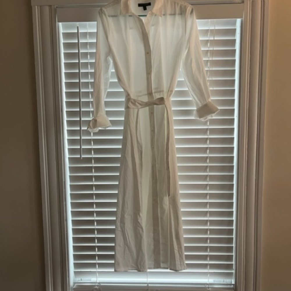 Banana Republic Pleated Midi Shirtdress